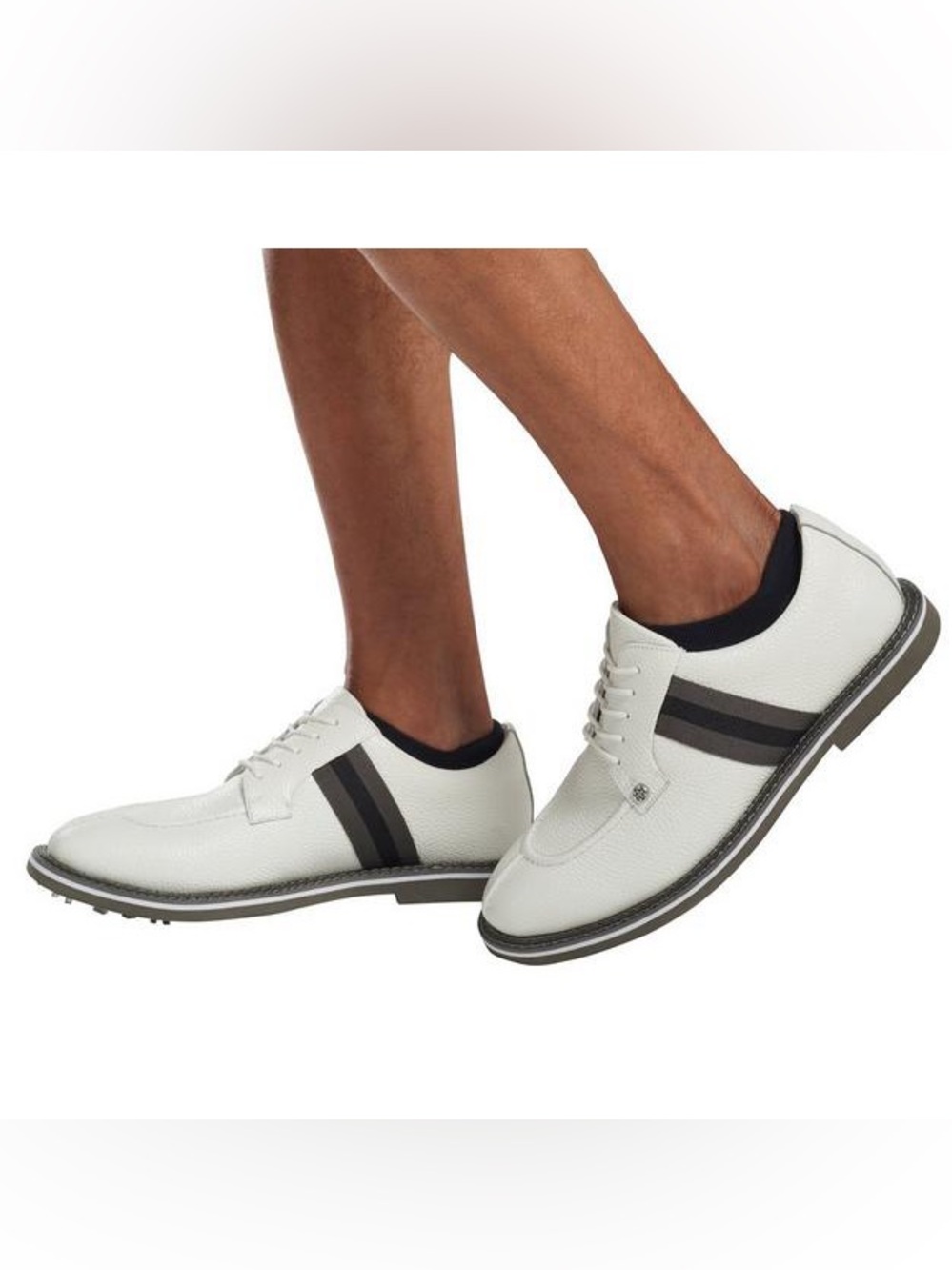 G/FORE - Limited Edition Grosgrain Split Toe Gallivanter Golf Shoes sz 8.5 White